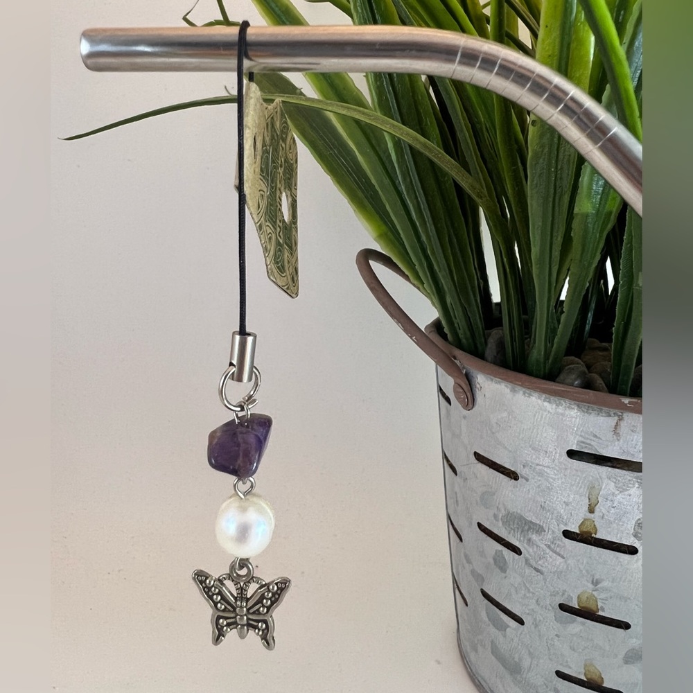 Butterfly phone charm